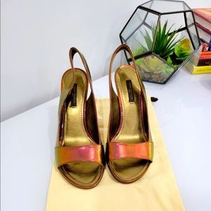 Bargain LV original iridescent heels, like new!